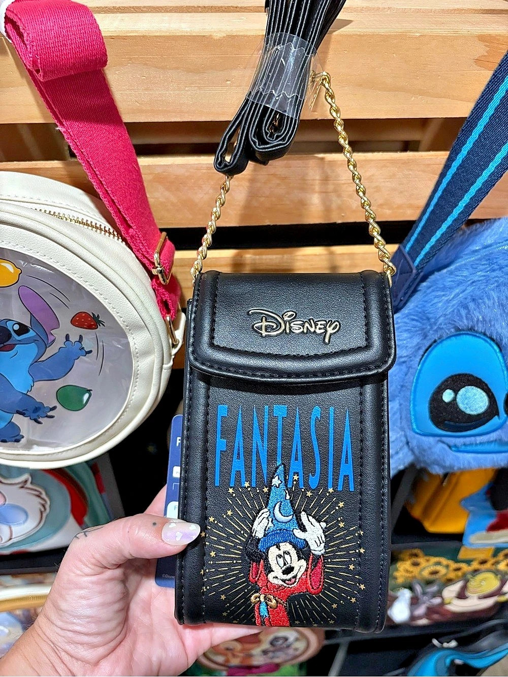 Disney Fantasia at Primark Fantasia Crossbody Bag Black NWT